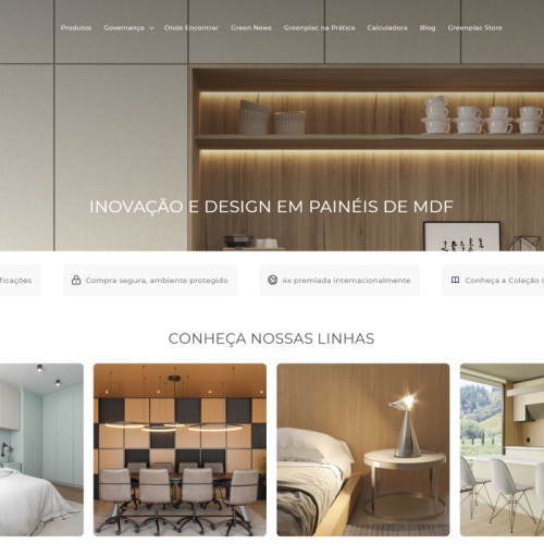 Greenplac lança novo site com foco em design, conteúdos e produtos