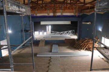 Avanços nas obras de restauração da cobertura do Teatro Dr. Armando de Ré em Suzano