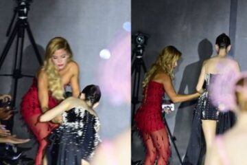 Hariany Almeida se solidariza com modelo após queda em desfile da SPFW N61